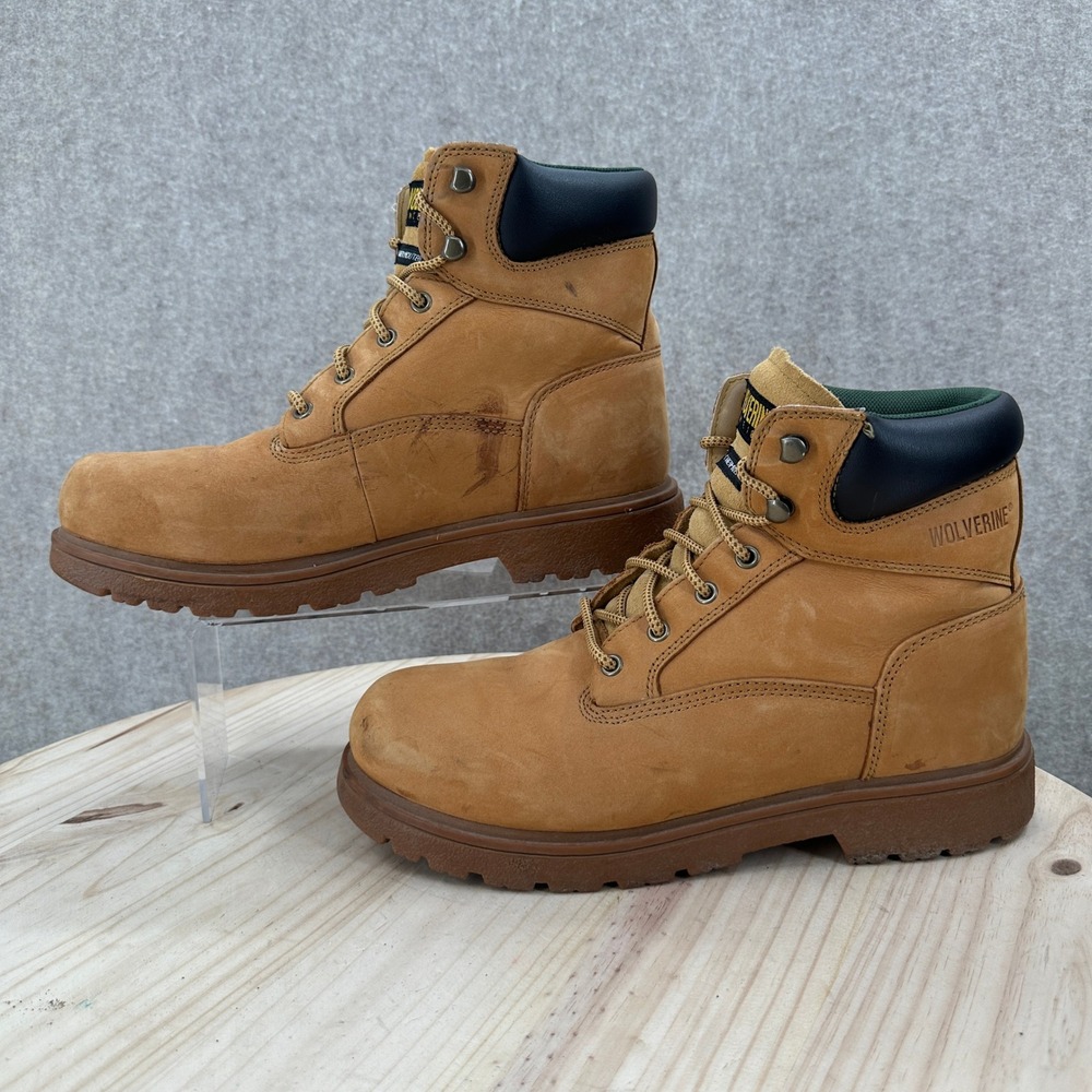 Wolverine Work Boots Mens 10.5W Tan Leather Thermolite Insulated W01098